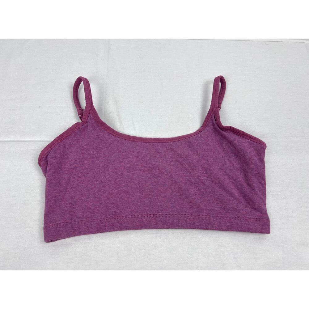 Pact Bra Everyday Strappy Scoop Bralette Pink Organic Cotton Basic Essential